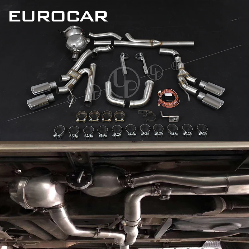 G-Class W463 mufflers g350d exhaust system with wave for G350 w463 g400d G350D exhaust