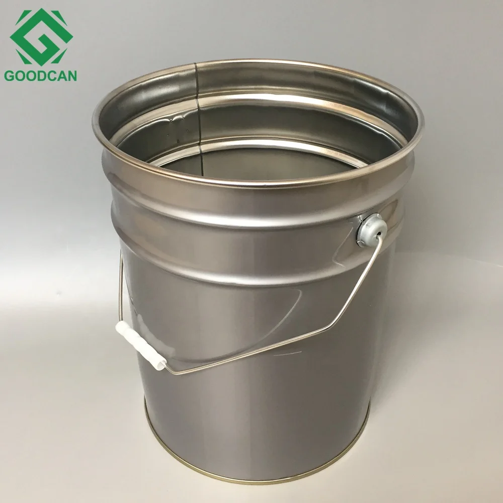 2022 High perfomance paint bucket tin chemical 20 litre metal pail with lid