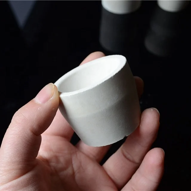 Bowl of магнезитовой Ash, bowl bone ash, Crucible