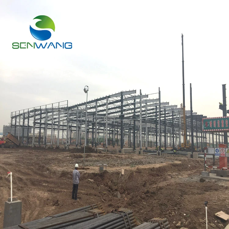 
Prefab Warehouse Steel Structure/Plant Frame Steel Buildings/Prefabricated Hangar 