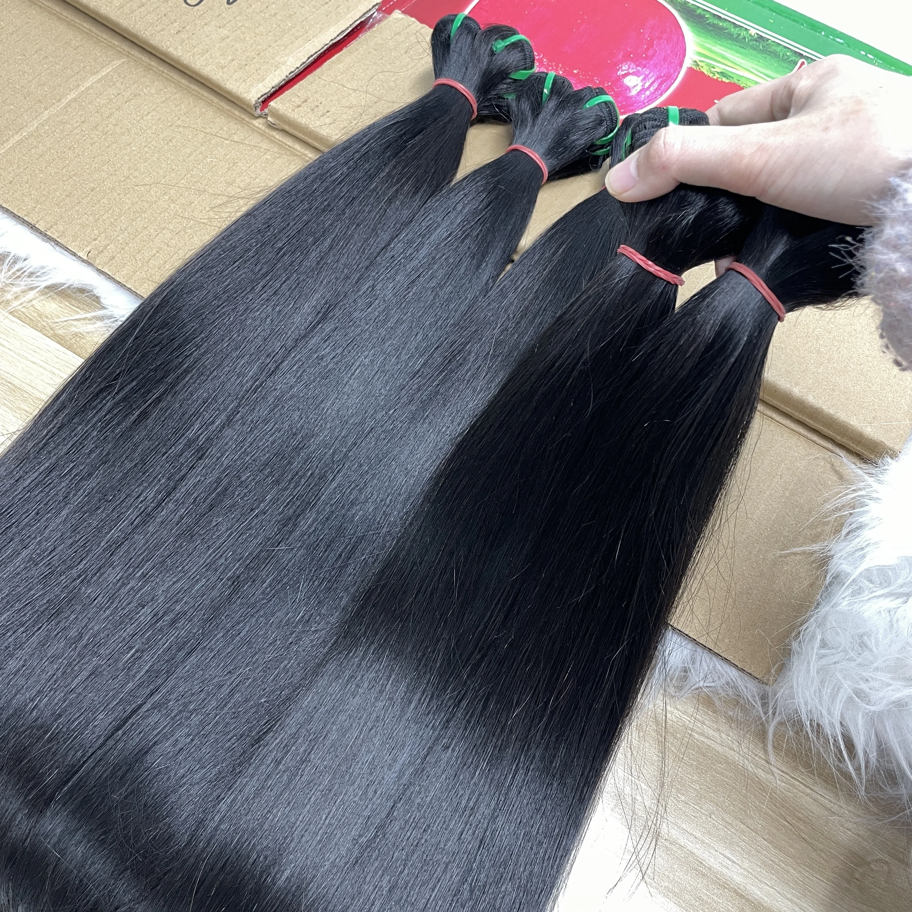 Bone Straight Hair Bundles Hight Quality Raw Vietnamese Hair Top Selling Wholesale Factory Price