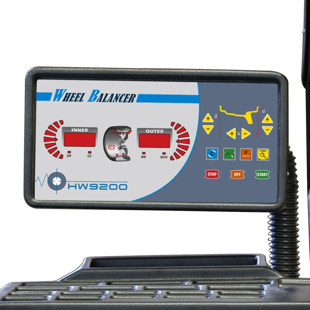 HW9200 Semi-automatic Car Wheel Balancer