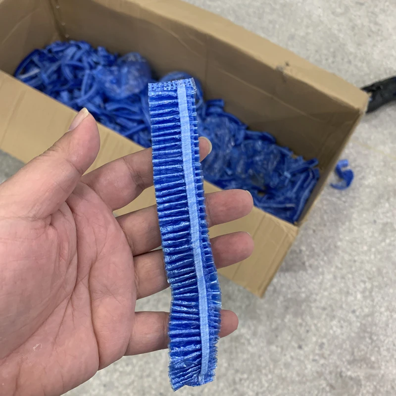 High Quality Automatic Disposable Plastic Nonwoven Bouffant Shower Cap Making Machine