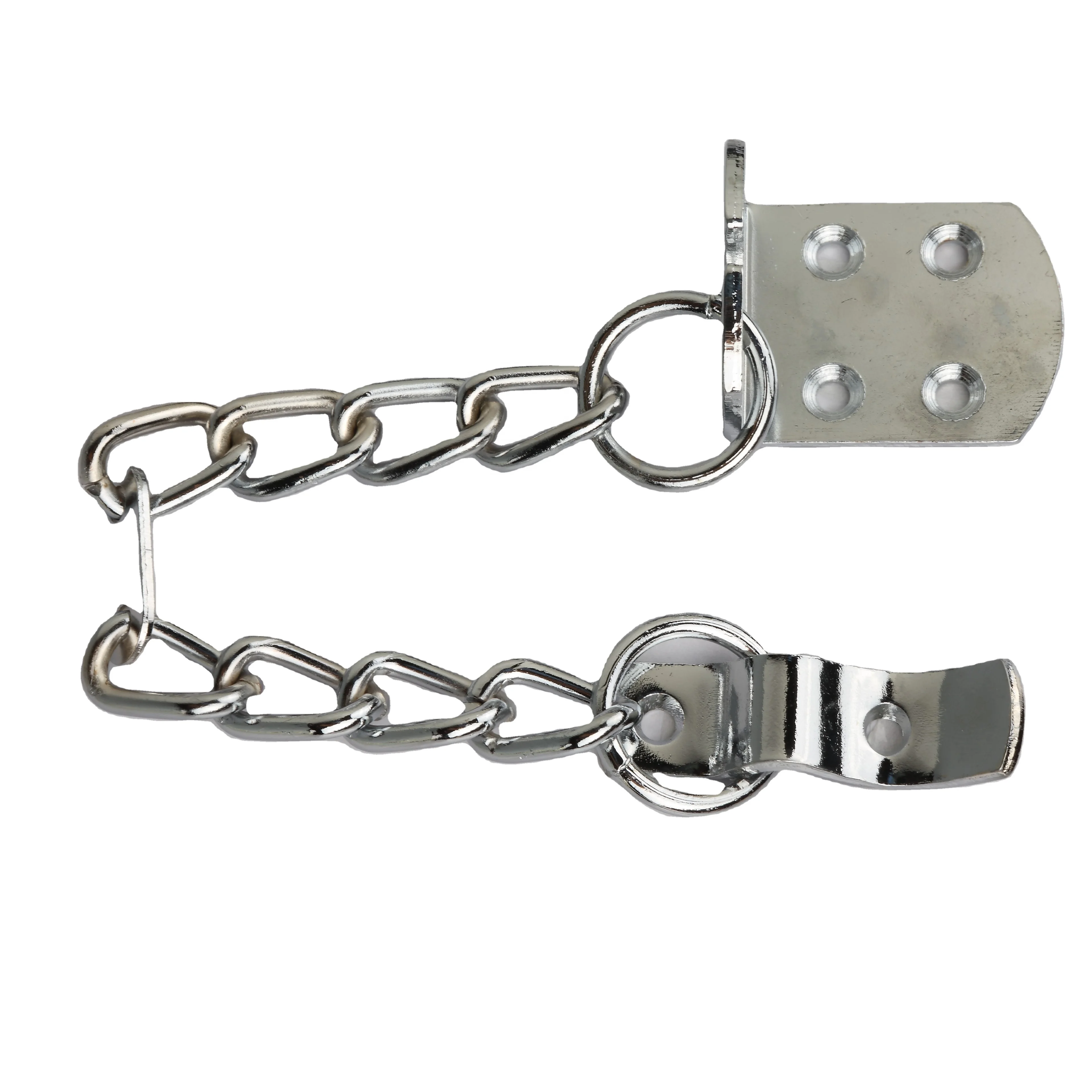Home & Hotel Security Door Chain Latch Bolt Anti-Theft Guard Lock Hardware Accessories with Chain Screws & Buckle