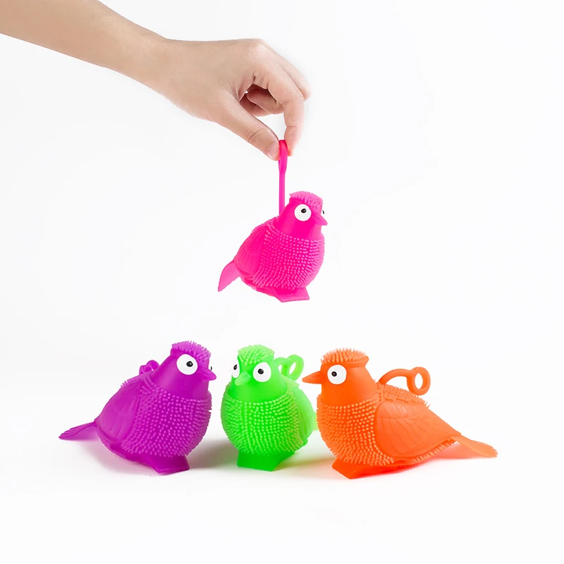 hot sale wholesale bird yoyo light up puffer ball toys