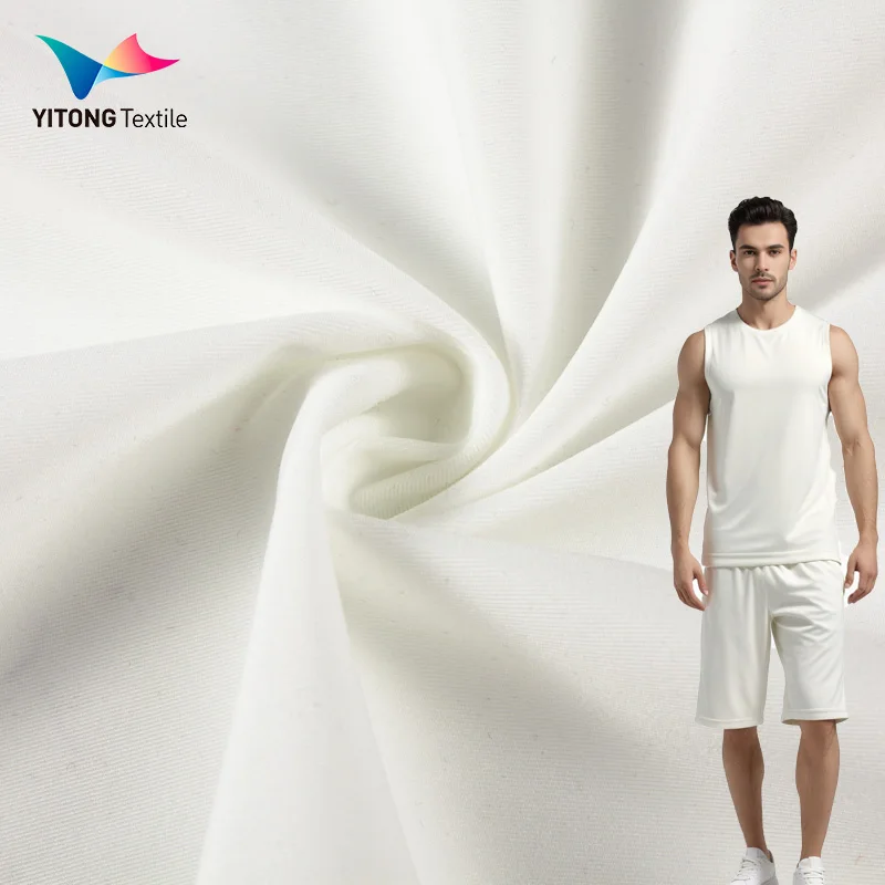 High Quality 130 gsm Moisture Wicking Dry Fit Polyester Fabric 75% Polyester 25% Spandex Fabric for Sportswear