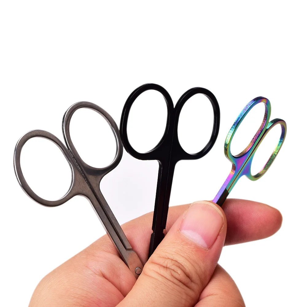 Mini custom scissors mini makeup scissors stainless steel  custom eyelash scissors