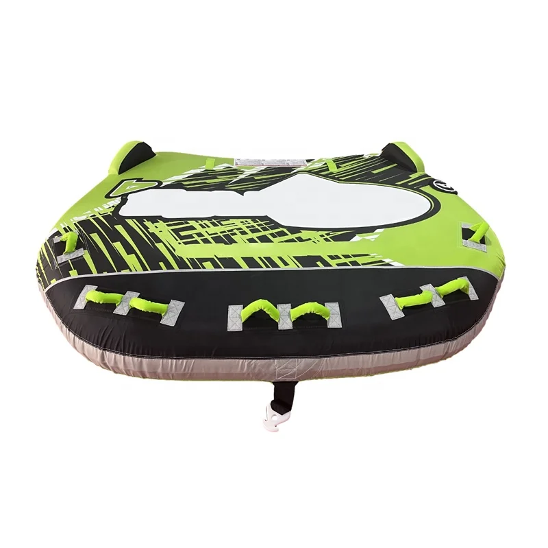 Inflatable towing tube for 4 riders, surf equipment for adults, environmentally friendly PVC and nylon material