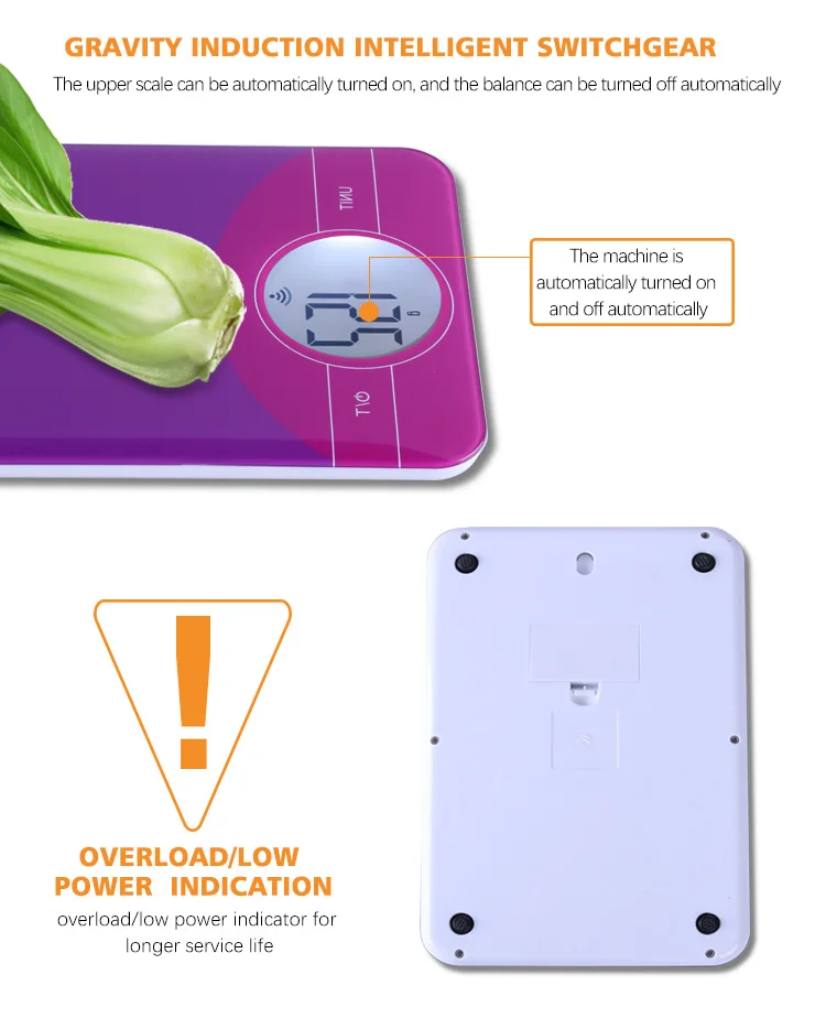 3 5 10 15 25 Kg 0.01 1g Precise electronic weight app wifi digital smart kitchen scales with big display highly