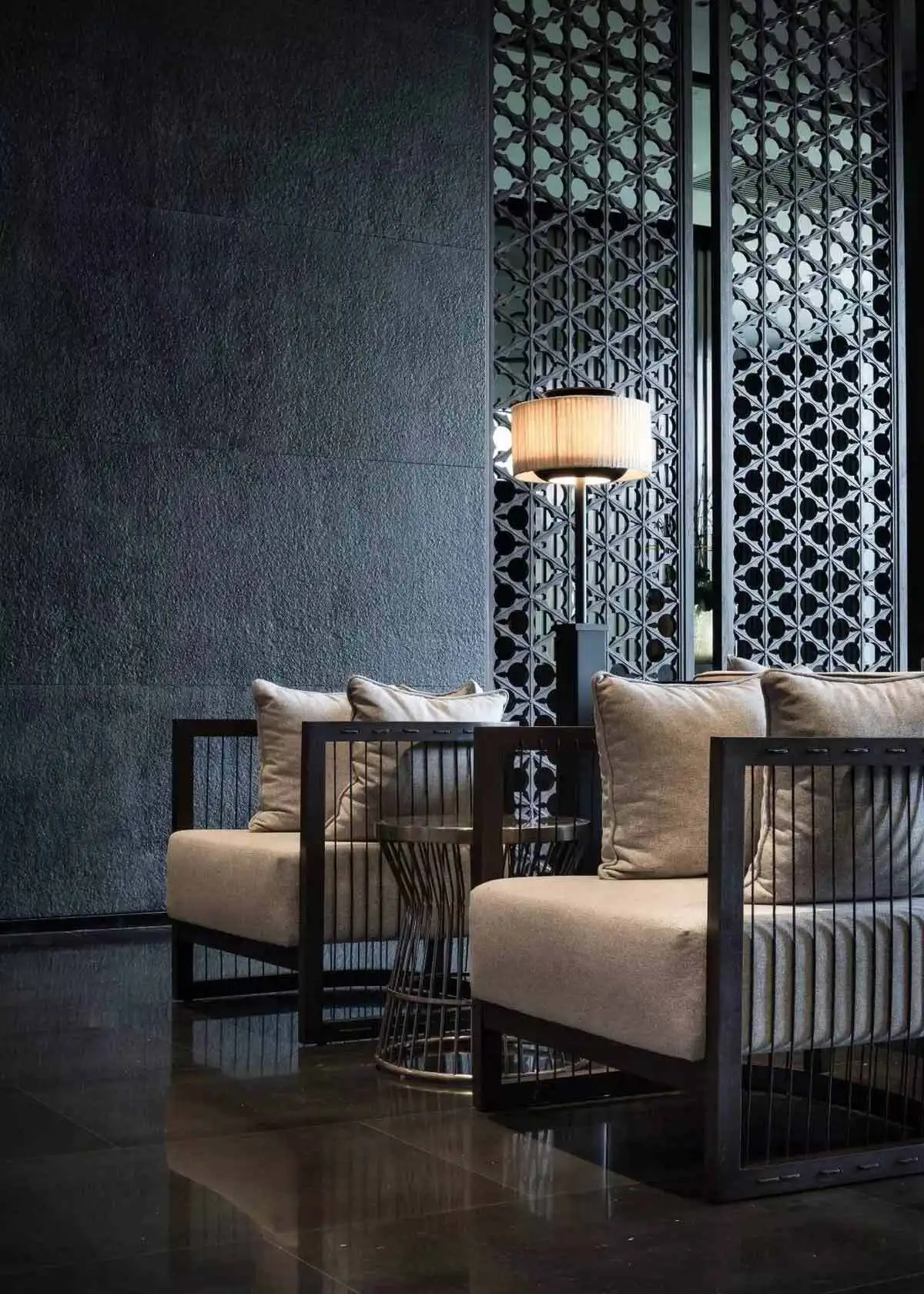 Decorative Room Partition  Panel  Modern  Metal Screen Room Divider