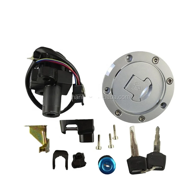 VFR400 CB400 Motorcycle Accessories Fuel Gas Cap With Ingition Switch Lock Set Tank Cover