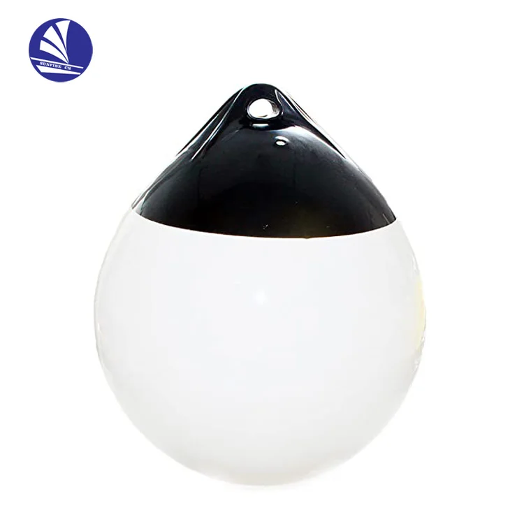 Marine Boat Buoy Inflatable Fender Ball Round Anchor Buoy, Dock Bumper Ball Inflatable Vinyl Shield Protection Mooring  Buoys