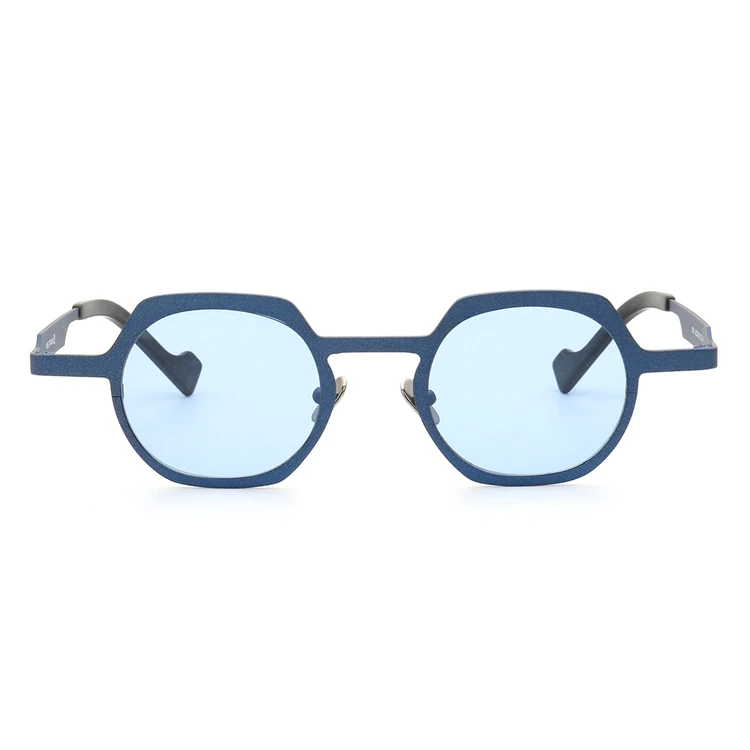 2021 Fasion eyeglasses blue light blocking polarized reading and myopia glasses Pure Titanium sunglasses for men and women 7030