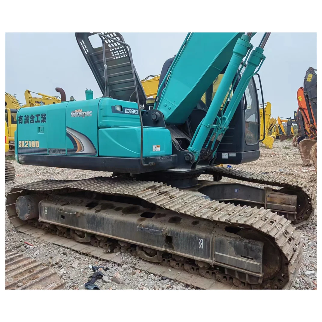 2018 used excavator Kobelco SK210 high efficiency reliable construction equipment SK210LC-8 crawler excavator for sale in China