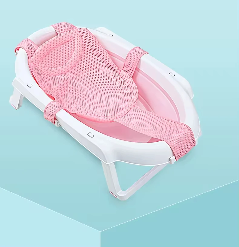 Breathable Bathtub Newborn Shower Mesh Mat Anti-Slip Five Corner baby Bath Sling