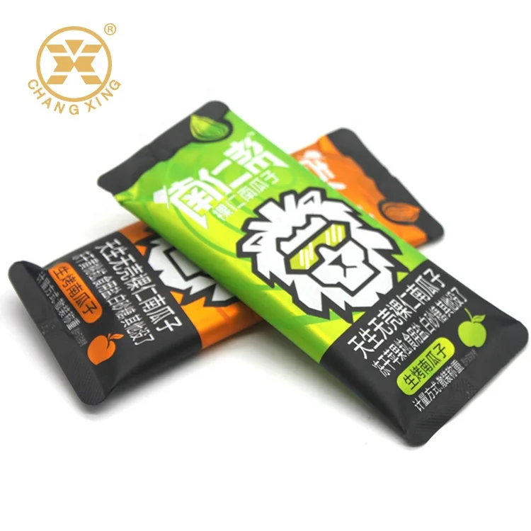 Customize Natural paper Cereal Walnut Bar Packaging Organic Snack food Kraft paper wrapper