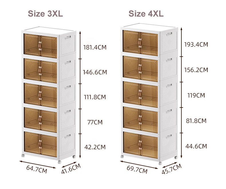 Jeko&Jeko Wholesale Wardrobe Use Home Toy Clothes Organizer Heavy Duty Super Large Folding Plastic Storage Boxes With Lids