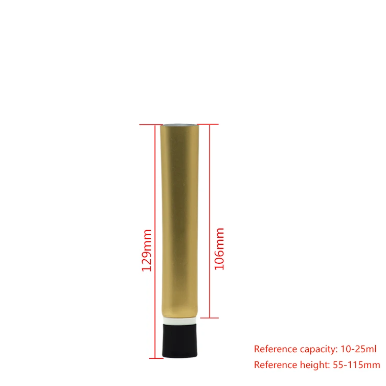 19mm Square Bottom Soft Tube 10-25ml for BB Cream Gel Skincare Ointment with High Flat PP Cap