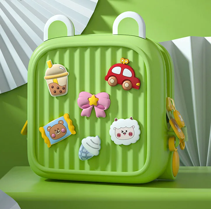 KOOOL 3D Cartoon DIY EVA Rubber Waterproof Cute Kids Bag Backpacks For Toddlers Children