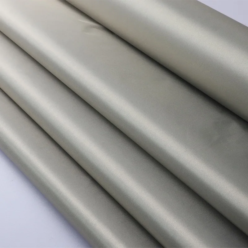 Anti-fouling and anti-oxidation Copper and Nickle Coated Fiber RFID Signal Blocking Fabric EMF Shielding Conductive Fabric Cloth