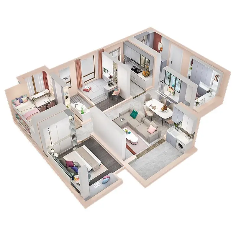 Professional Mainless Lighting Design Paired With Home Decoration Lighting For Full House Customization Services