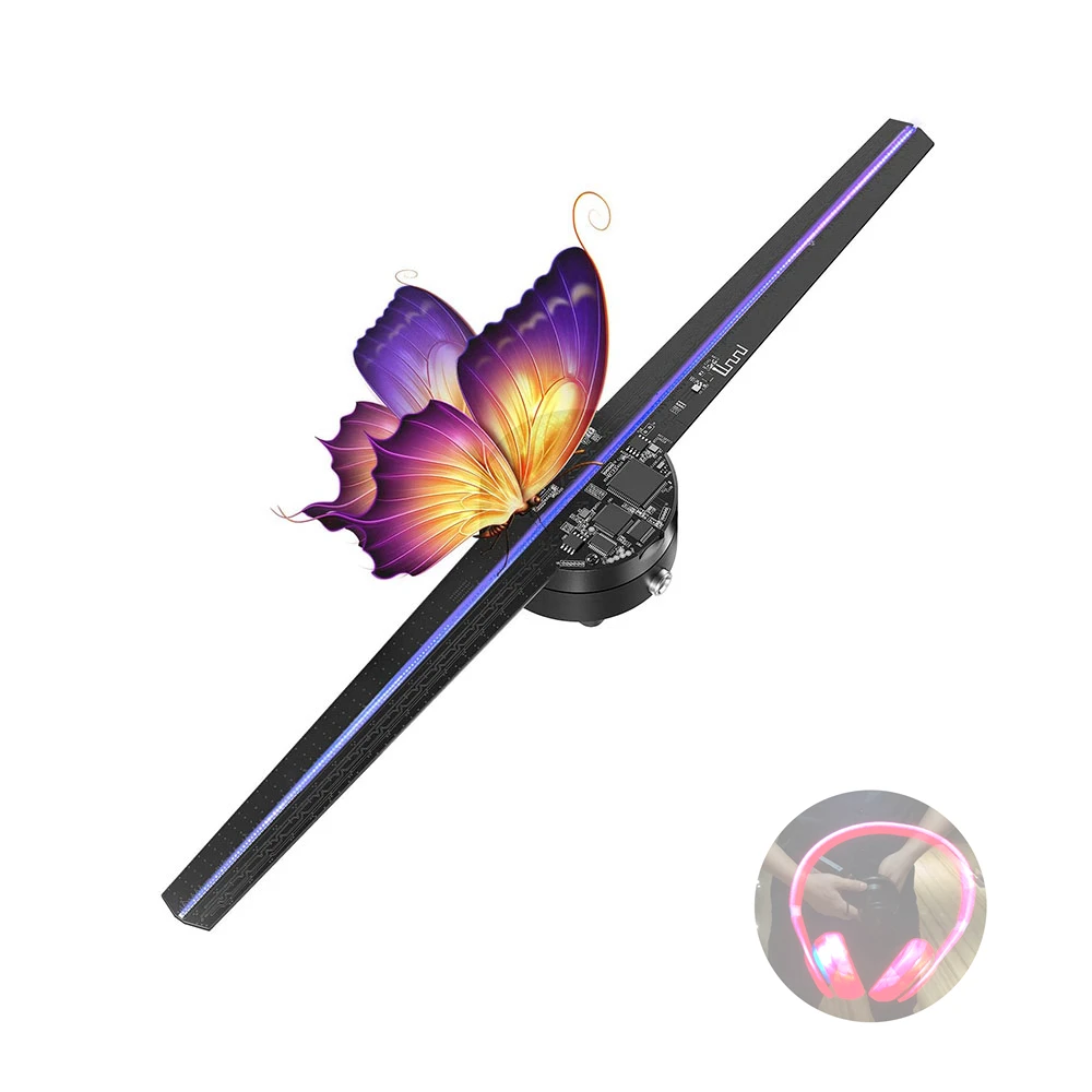 Manufacturer Supplier Customized Naked Eye 3D Fan Screen Anime Display For Advertising