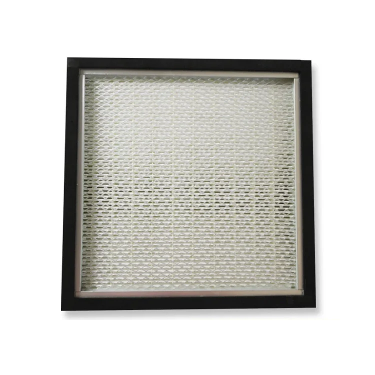 Frameless meltblown long fiber material pleated electrostatic adsorption air purifier hepa filter material for cleaning room