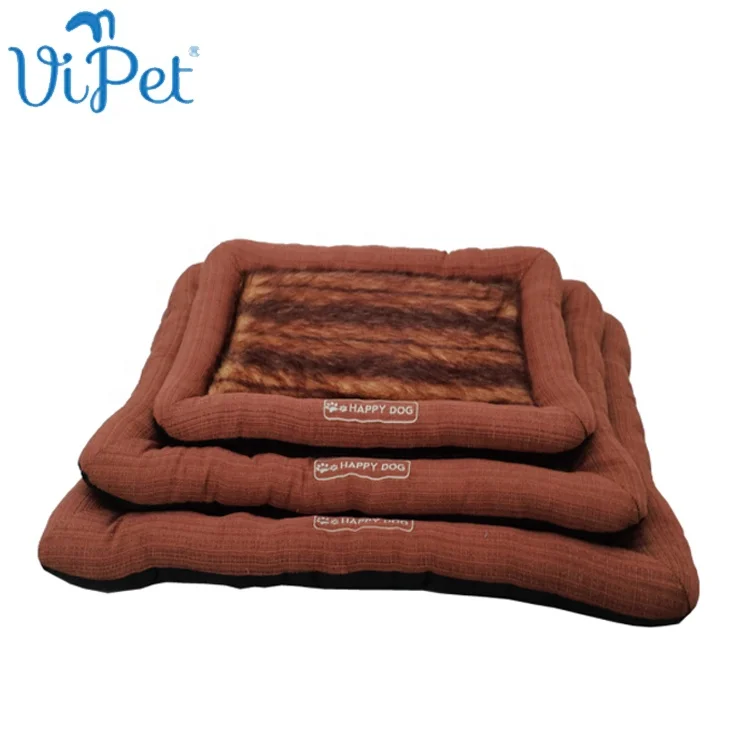 
Warm Brown Suede Soft Pet Microfiber Dog Mat Dog Bed Cushion 