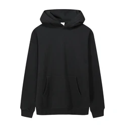 Puff Printing 100% Cotton Thick Heavyweight Hoodie Custom Drop Shoulder Fleece Oversized French Terry Pullover Hoodies Men