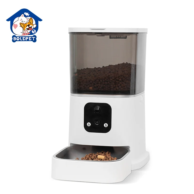 Factory Price Small Food Dispenser Machine Food Feeder And Water Dispenser Stainless Steel Pet Feeder Wifi Dispenser