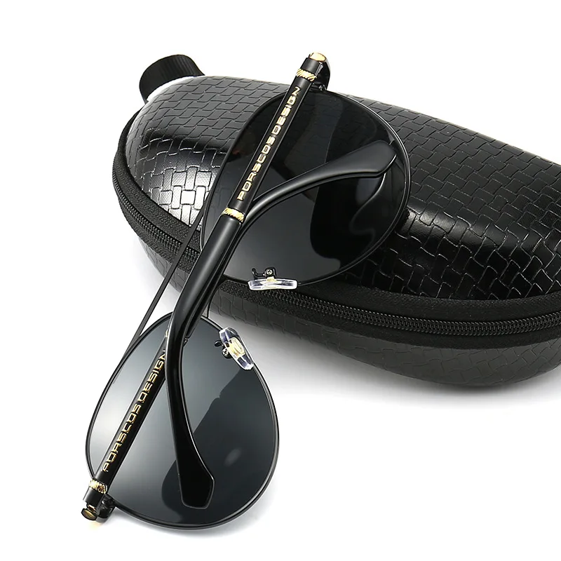 High Quality Trendy Men Polarized Sports Driving Night Vision Summer Sunglasses Custom 2021