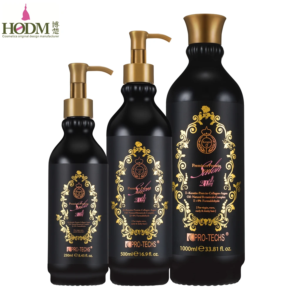 Custom Your Own Label Professional Salon Keratin Treatment 0+ Premium Protein MAX 1000ml Straightening Keratin Treatment