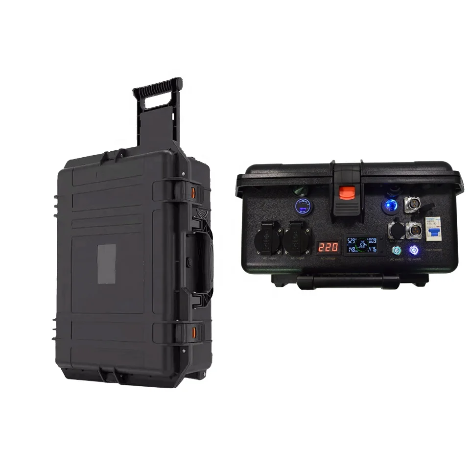 Lithium lifepo4 portable solar generator 2000w 110v 120v solar generator portable power station power solar generator 5000w