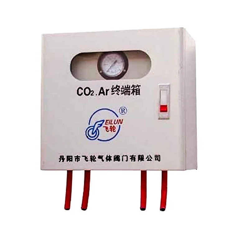 Gas terminal box for natural gas oxygen C2H2 C3H8 N2 Ar He for metal cutting and pipe welding