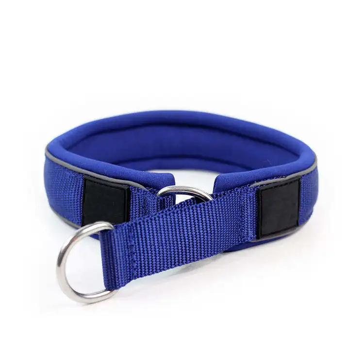 Factory Recommend Training Dog Collar Super Soft Neoprene Lining Nylon Reflective Pet Dog Collar For Outdoor