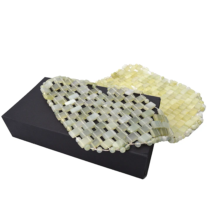 Natural Anti-Aging Xiuyan Jade Eye Mask Jade Stone Facial Mask Jade Sleeping Masks Facial Skin Care Tool