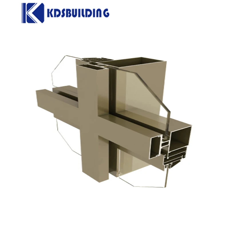 KDSBuilding Китай поставляет водонепроницаемые Звукоизолированные Стеклянные алюминиевые навесные стены для наружного