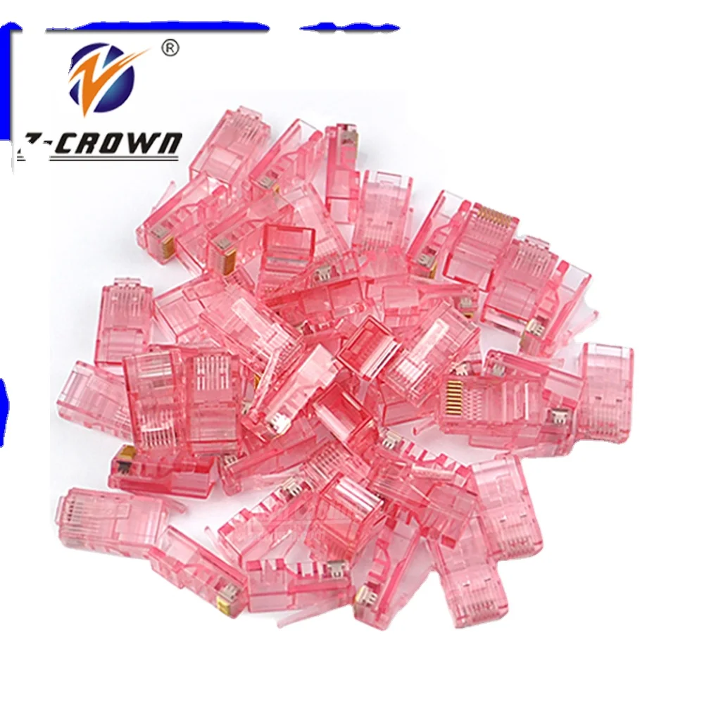 Utp ftp Cat6 panel mount splitter 4 port 8p8c rj45 connector with gold plug