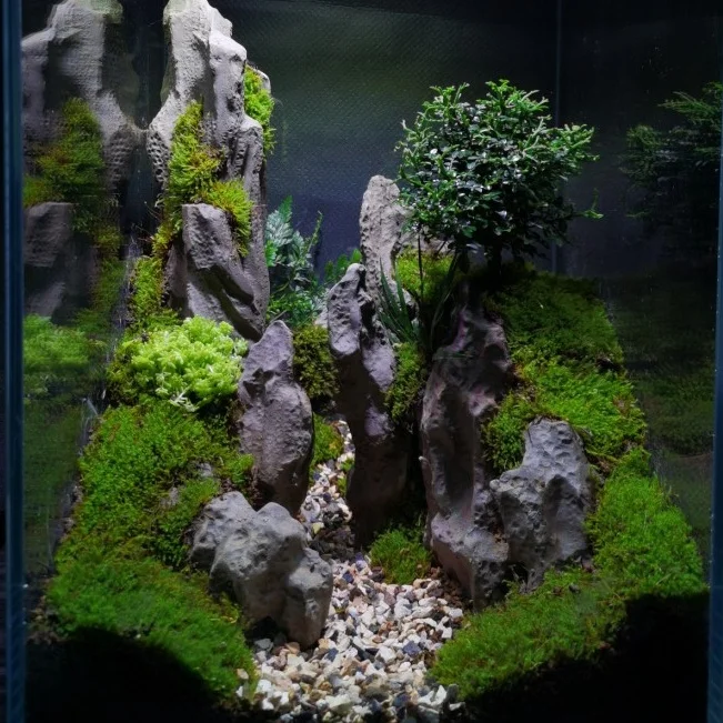 A.S. Artificial Rocks ASWP2207-10 Aquatic Plants Decoration for Fish Tank Aquarium Accessories Pet Products
