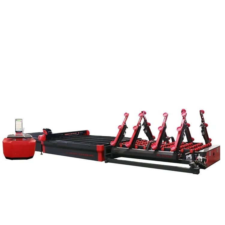 Safety High Efficiency Cnc Glass Cutting Table For Flat Glass Cutting Machine