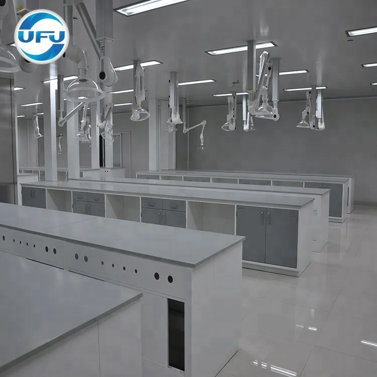 Laboratory Furniture Manufacturer Steel Side Work Station Desk