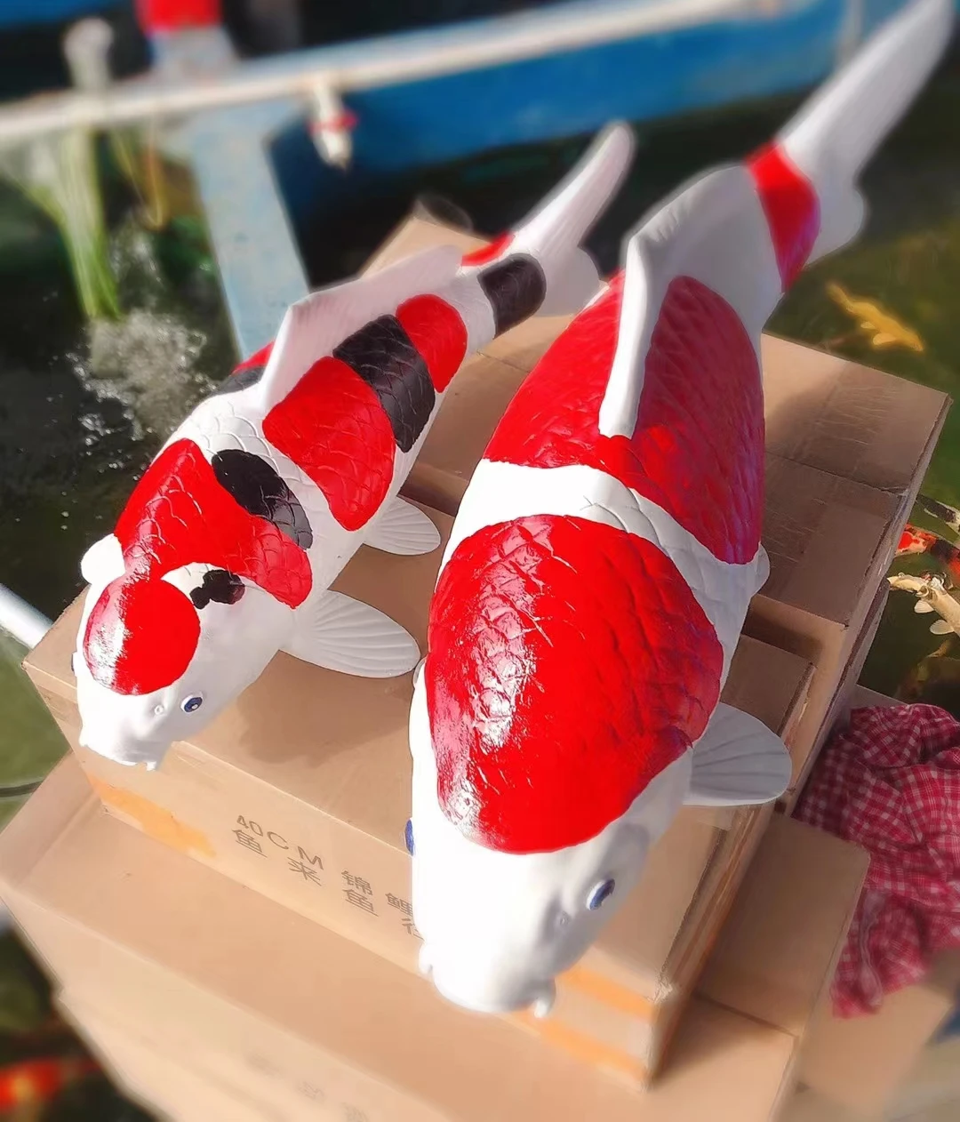 Artificial Floating fish Swimming Aquarium Plastic koi Fish mould