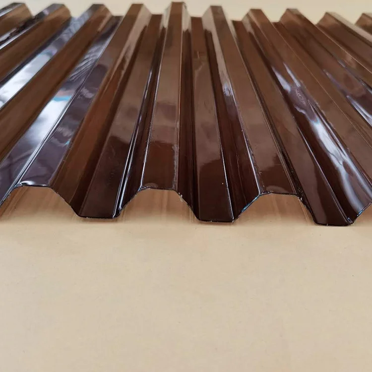 super march free shipping Cheap 10 years warranty transparent roofing material corrugated polycarbonate sheet for roofing