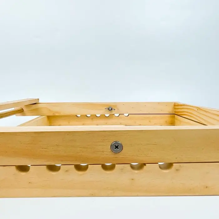 Brustro Artists Portable Tabletop Wooden Sketchbox Easel with Drawer