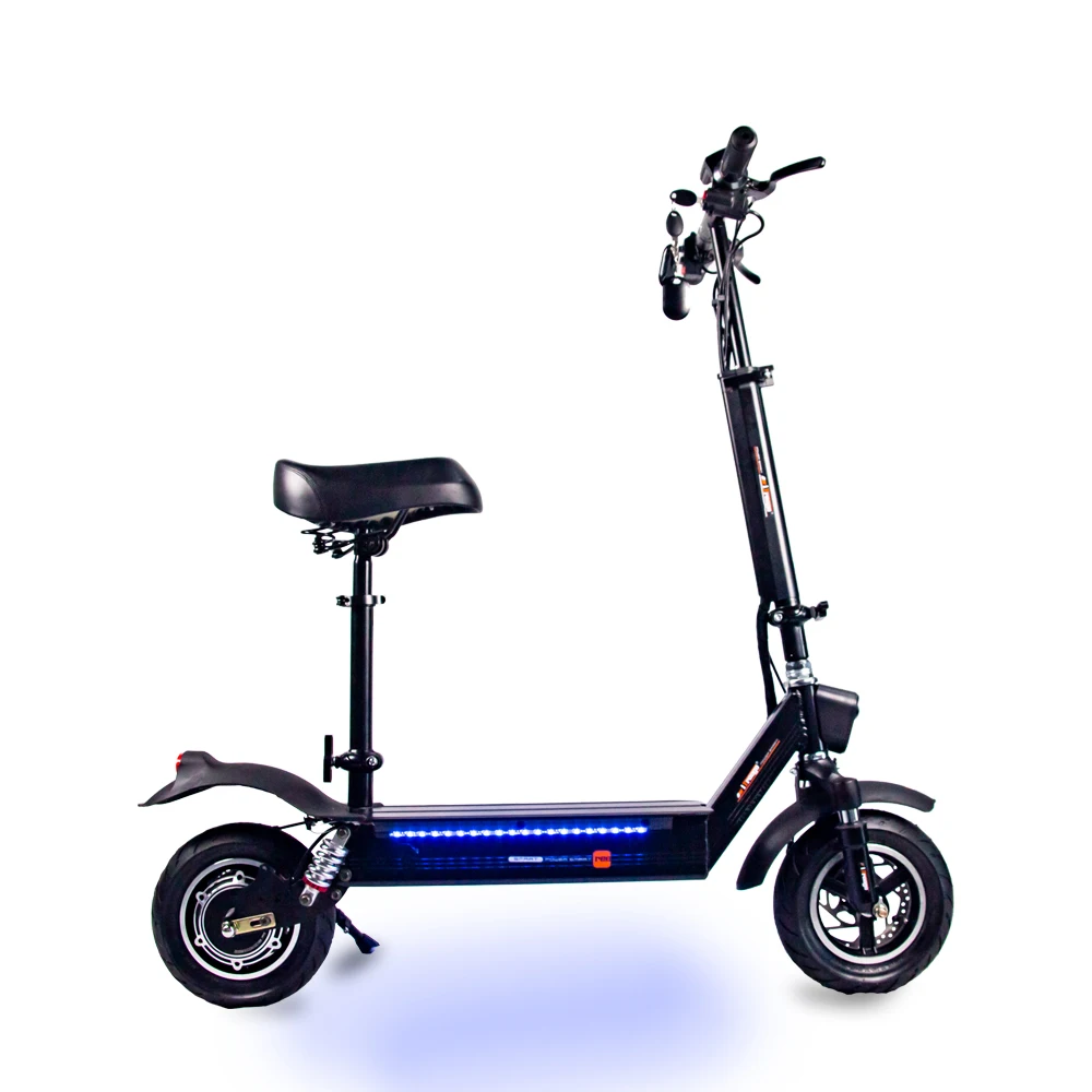 High Speed 500W Motor 10 Inch E-scooter Kick Electric Scooters Powerful Electric Scooter For Adult