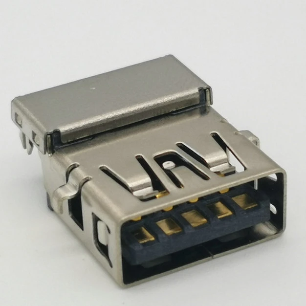 
USB 3.0 A-type, Female, Sinking Board Type, CH=1.54mm, I/O Connector 