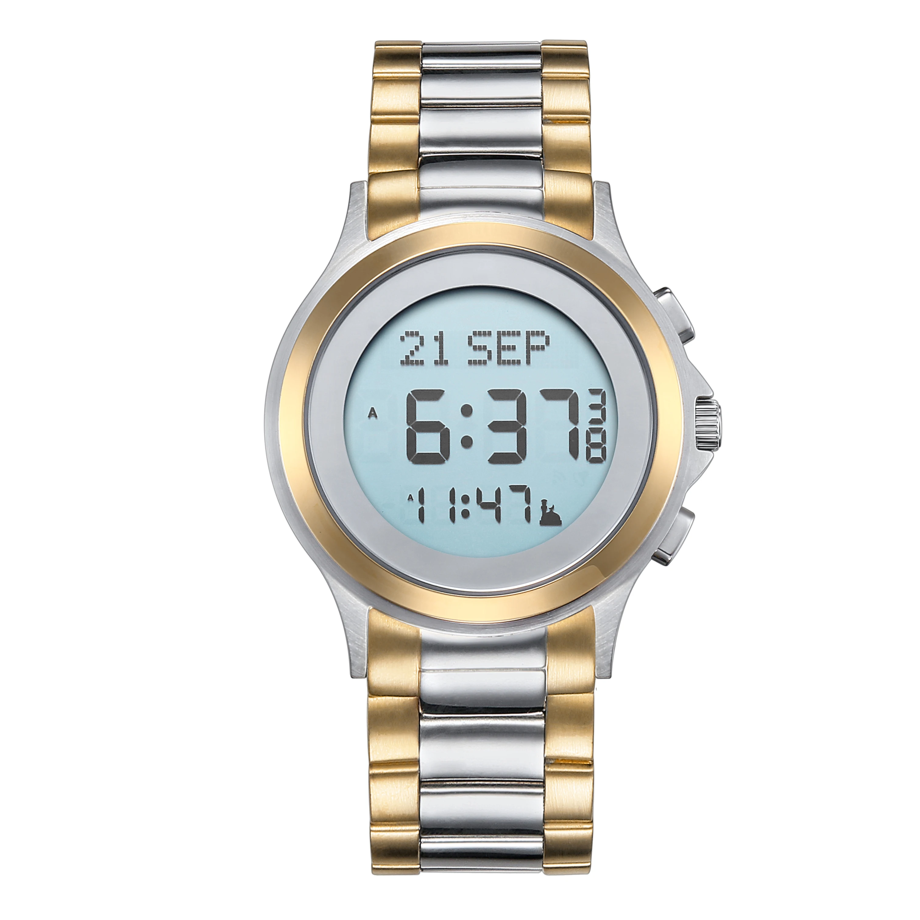 professional azan watch manufacturer for arabic watch arabic numers dial wrist watch muslim pray for the islamic person