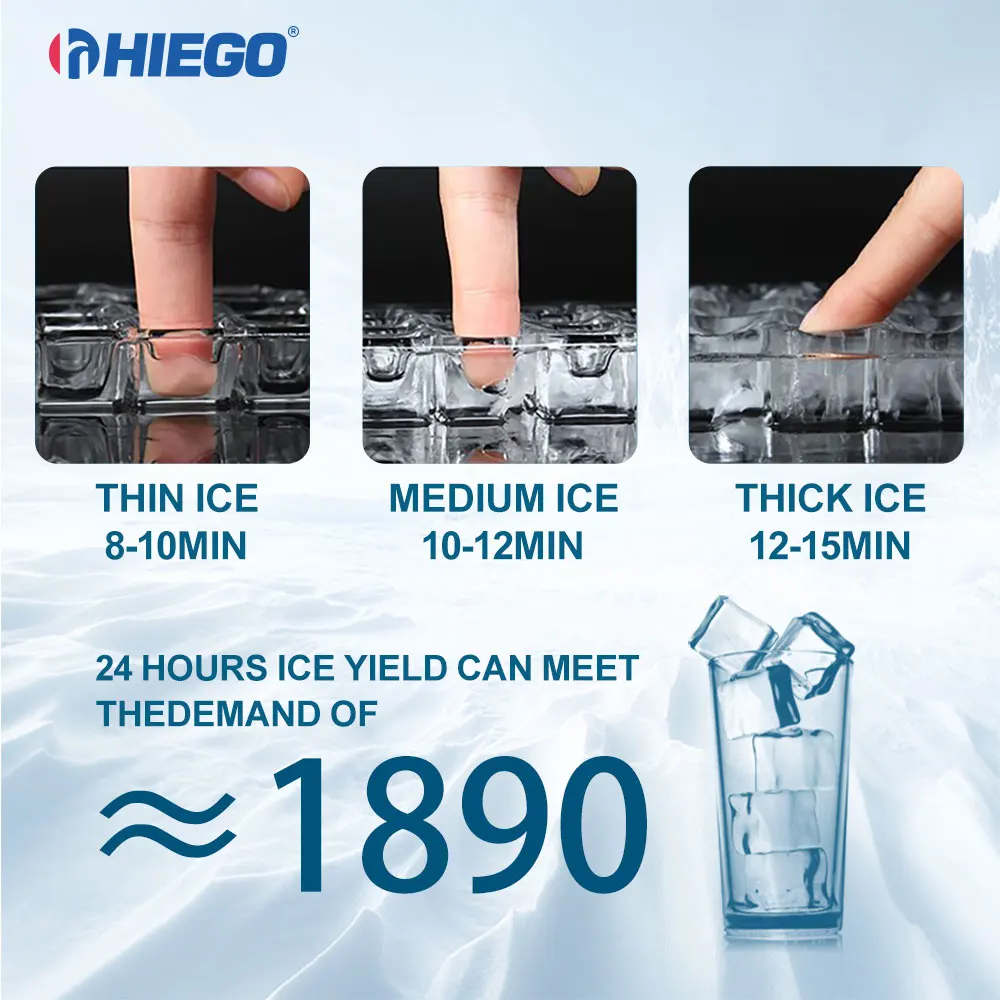 100KG/24H Ice Cube Making Machine Ice maker Machine Ice Factory Machine with Brand Compressor