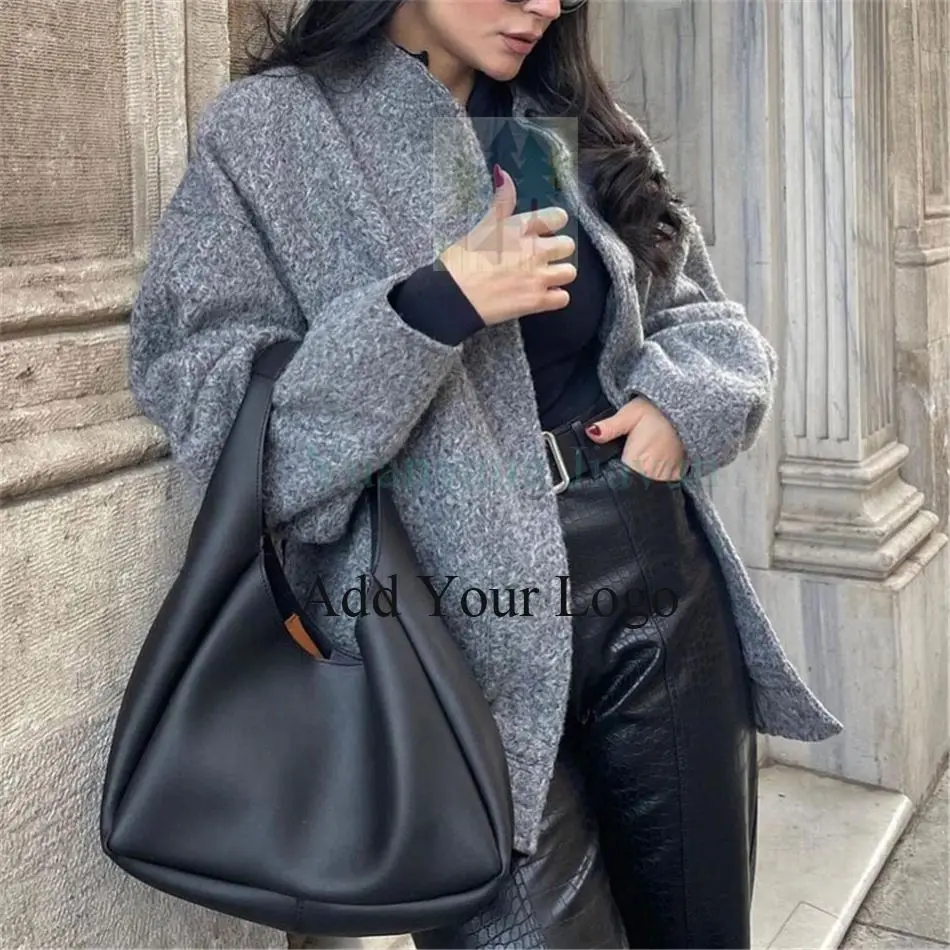 Fashion Europe and the United States New fashion trend 15 colors relaxed casual simple coat street collar coat