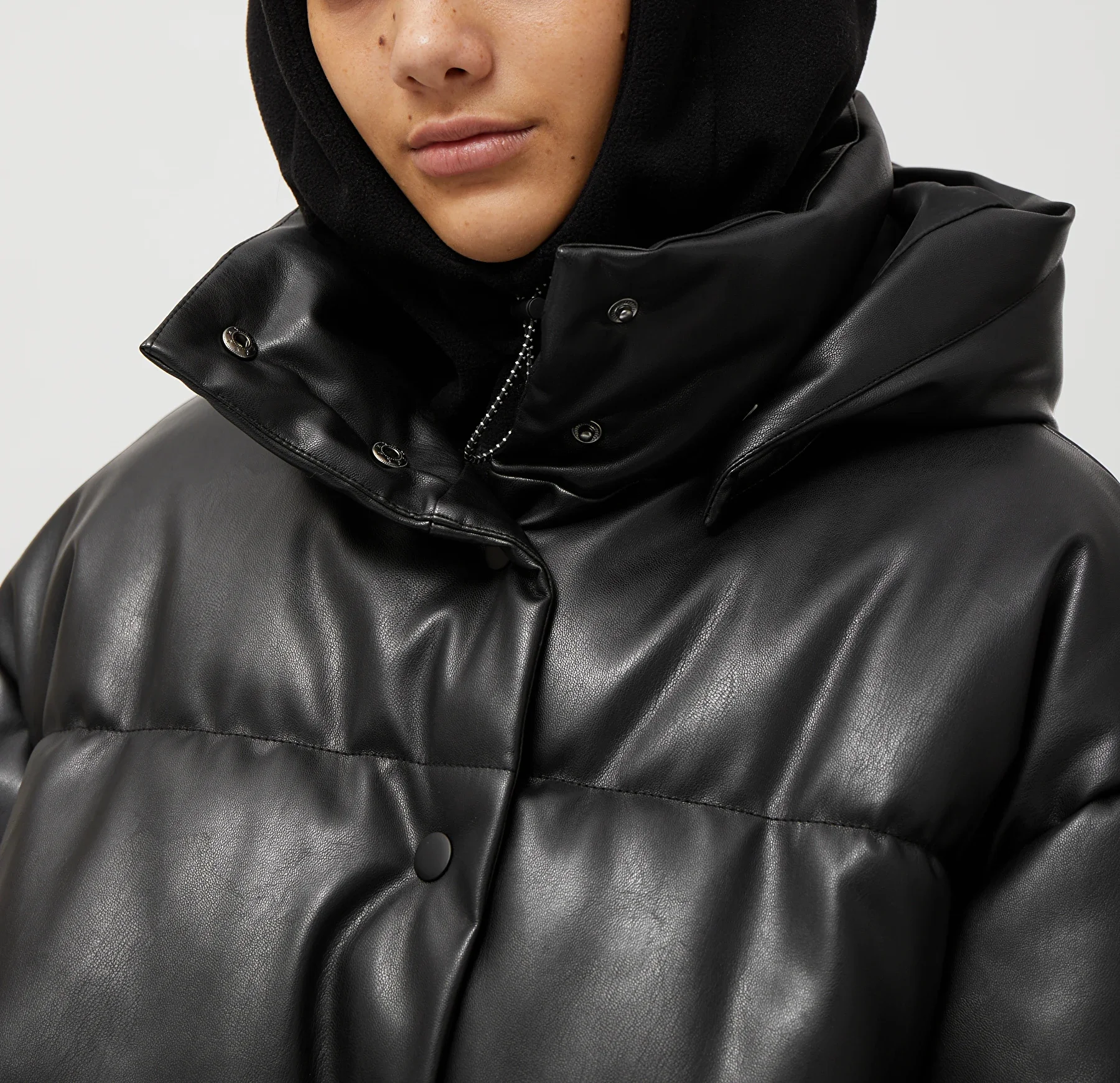 Wholesale price youth winter women's down jacket leather jacket